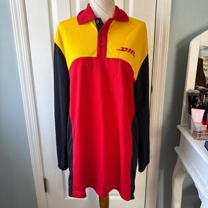 DHL Colorblock Polo Dress
